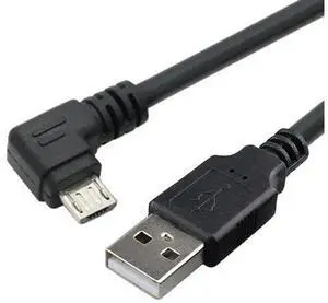 Left Angled 90 Degree Micro USB 2.0 Type 5Pin to USB 2.0 Type-A Data Charge Cable 480Mbps Data for Phone Tablet Computer Camera (100cm) Left Angled 90 Degree Micro USB 2.0 Type 5Pin to USB 2.0 Type-A Data Charge Cable 480Mbps Data for Phone Tablet Computer Camera (100cm)