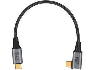 Right Angle USB C Cable 100W, 1 feet USB C to USB C Cable Short, USB C Short Cable 40Gbps, Right Angle USB 4 Cable Support 8K@60Hz Video for Thunderbolt 4, MacBook Pro/Air. Right Angle USB C Cable 100W, 1 feet USB C to USB C Cable Short, USB C Short Cable 40Gbps, Right Angle USB 4 Cable Support 8K@60Hz Video for Thunderbolt 4, MacBook Pro/Air.