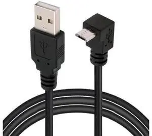 Up Angled 90 Degree Micro USB 2.0 Type 5Pin to USB 2.0 Type-A Data Charge Cable 480Mbps Data for Phone Tablet Computer Camera (10cm) Up Angled 90 Degree Micro USB 2.0 Type 5Pin to USB 2.0 Type-A Data Charge Cable 480Mbps Data for Phone Tablet Computer Camera (10cm)