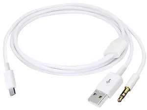 Audio Charging Cable 2 in1 Aux Cord Micro USB Male to USB Male 3.5mm Aux Standard Audio Plug Jack Connection Cable for Bluetooth Speaker with Micro USB Port 3.28Ft Audio Charging Cable 2 in1 Aux Cord Micro USB Male to USB Male 3.5mm Aux Standard Audio Plug Jack Connection Cable for Bluetooth Speaker with Micro USB Port 3.28Ft