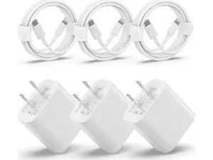 USB C Charger Phone Charger Fast Charging 3Pack 20W Type C Wall Charger Block with 6FT Long USB C to Lightning Cable Compatible for iPhone 14Pro/13 Pro/12/12 Pro Max/11/XS Max/XS/XR/X/8 USB C Charger Phone Charger Fast Charging 3Pack 20W Type C Wall Charger Block with 6FT Long USB C to Lightning Cable Compatible for iPhone 14Pro/13 Pro/12/12 Pro Max/11/XS Max/XS/XR/X/8