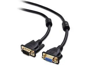 VGA Extension Cable (VGA Cable Male to Female) - 6 Feet VGA Extension Cable (VGA Cable Male to Female) - 6 Feet
