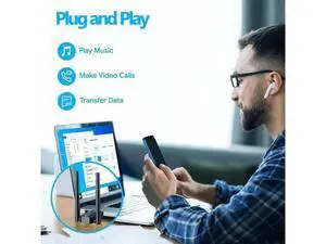 AUTYUE USB Bluetooth Adapter 5.4 for PC, 150M Long Range USB Bluetooth Dongle BT5.4 (EDR & BLE) Bluetooth Receiver for Laptop PC Printer,Keyboard, Plug and Play Compatible with Windows 11/10/8.1 AUTYUE USB Bluetooth Adapter 5.4 for PC, 150M Long Range USB Bluetooth Dongle BT5.4 (EDR & BLE) Bluetooth Receiver for Laptop PC Printer,Keyboard, Plug and Play Compatible with Windows 11/10/8.1