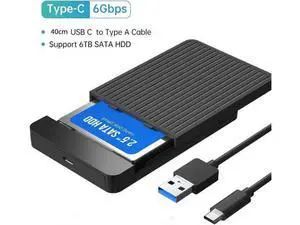 2.5 HDD SSD Case SATA to USB 3.1 3.0 Adapter Case 6gbps HD External Hard Drive Enclosure Box for Disk HDD Type USB C Enclosure 2.5 HDD SSD Case SATA to USB 3.1 3.0 Adapter Case 6gbps HD External Hard Drive Enclosure Box for Disk HDD Type USB C Enclosure