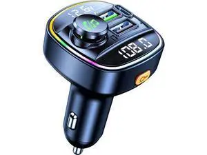 Bluetooth 5.3 Car Adapter, Wireless Bluetooth FM Transmitter for Car, PD 20W & QC3.0 USB C Car Fast Charger Port, Radio Transmitter Bluetooth for Car, Hands Free Calling, 7 Colors Led Backlit Light Bluetooth 5.3 Car Adapter, Wireless Bluetooth FM Transmitter for Car, PD 20W & QC3.0 USB C Car Fast Charger Port, Radio Transmitter Bluetooth for Car, Hands Free Calling, 7 Colors Led Backlit Light