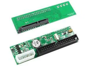 2.5 inch SATA to 3.5 inch IDE Adapter, 2.5 or 3.5 Inch HDD or SSD SATA Hard Drive to 40 Pin 3.5 Inch PATA Desktop Converter Card 2.5 inch SATA to 3.5 inch IDE Adapter, 2.5 or 3.5 Inch HDD or SSD SATA Hard Drive to 40 Pin 3.5 Inch PATA Desktop Converter Card
