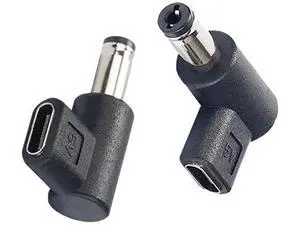 DC5525 to Type-C 90 Degree Adapter DC 5.5mmx2.5mm Male Plug to USB C Female Converter 5V Power Supply Charge Adapter for LED Lamp Projector Sound Camera Router 2pcs DC5525 to Type-C 90 Degree Adapter DC 5.5mmx2.5mm Male Plug to USB C Female Converter 5V Power Supply Charge Adapter for LED Lamp Projector Sound Camera Router 2pcs