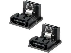 Right Angle SATA 7Pin Female to 7pin Male Adapter,90 Degree SATA 7pin Converter Mainboard Motherboard for Desktops SSD HDD (Black - 2 Up) 2 PCS Right Angle SATA 7Pin Female to 7pin Male Adapter,90 Degree SATA 7pin Converter Mainboard Motherboard for Desktops SSD HDD (Black - 2 Up) 2 PCS