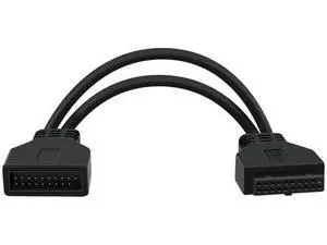 USB 3.0 Motherboard Extension Cable 19/20 Pin Male to Female Internal Extension Adapter (Black, 0.8FT) USB 3.0 Motherboard Extension Cable 19/20 Pin Male to Female Internal Extension Adapter (Black, 0.8FT)