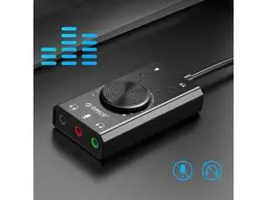 External USB Sound Card Stereo Mic Speaker Headset Audio Jack 3.5mm Cable Adapter Mute Switch Volume Adjustment Free Drive External USB Sound Card Stereo Mic Speaker Headset Audio Jack 3.5mm Cable Adapter Mute Switch Volume Adjustment Free Drive