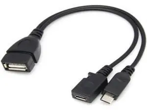 1pc 2 In 1 OTG Micro USB Host Power Y Splitter USB Adapter To Micro 5 Pin Male Female Cable 1pc 2 In 1 OTG Micro USB Host Power Y Splitter USB Adapter To Micro 5 Pin Male Female Cable