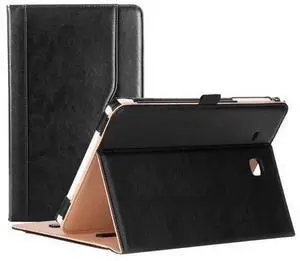 Galaxy Tab E 9.6 Case Vintage Stand Folio Case Cover for Galaxy Tab E 9.6"/ Tab E Nook 9.6-Inch Tablet (SM-T560 / T561 / T565 and SM-T567V Verizon 4G LTE Version) -Black Galaxy Tab E 9.6 Case Vintage Stand Folio Case Cover for Galaxy Tab E 9.6"/ Tab E Nook 9.6-Inch Tablet (SM-T560 / T561 / T565 and SM-T567V Verizon 4G LTE Version) -Black