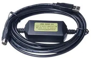 Washinglee USB Programming Cable for Mitsubishi PLC FX3U and FX Series, for Taiwan Shihlin AX Series, for FX2N/FX1N/1S/FX3U/3GA, for USB-SC09-FX Replacement, 6 FT Washinglee USB Programming Cable for Mitsubishi PLC FX3U and FX Series, for Taiwan Shihlin AX Series, for FX2N/FX1N/1S/FX3U/3GA, for USB-SC09-FX Replacement, 6 FT