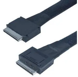 Oculink Cable PCIe 4.0 SFF-8611 to SFF-8611 8i Cable for Server (1.6 feet (50 cm)) Oculink Cable PCIe 4.0 SFF-8611 to SFF-8611 8i Cable for Server (1.6 feet (50 cm))