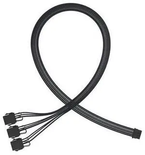 PCI-e 5.0 16-Pin (12+4) to 3x8 PCI-E Sleeved Extension Cable, 12VHPWR 16AWG PSU Extension Cable for GPU 3090Ti & RTX 4080 4090 PCI-e 5.0 16-Pin (12+4) to 3x8 PCI-E Sleeved Extension Cable, 12VHPWR 16AWG PSU Extension Cable for GPU 3090Ti & RTX 4080 4090