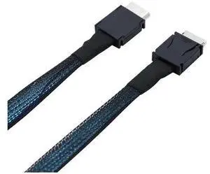 PCIE Oculink SFF 8611 4I To MINI SAS SFF-8611 4I Server Super Speed Cable Data Extension Cable Data Transfer Line 1M PCIE Oculink SFF 8611 4I To MINI SAS SFF-8611 4I Server Super Speed Cable Data Extension Cable Data Transfer Line 1M