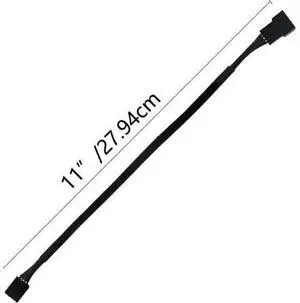 10 PCS 10" 4 Pin Fan Extension Power Cable Computer PC Fan Power Extension Cable for PWM Fan Computer ATX Case 10 PCS 10" 4 Pin Fan Extension Power Cable Computer PC Fan Power Extension Cable for PWM Fan Computer ATX Case