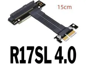 PCIe 4.0 1x SSD To SFF-8639 (U.2) Adapter Cable For 2.5" NVMe U.2 SFF-8639 SSD Grey PCIe 4.0 1x SSD To SFF-8639 (U.2) Adapter Cable For 2.5" NVMe U.2 SFF-8639 SSD Grey