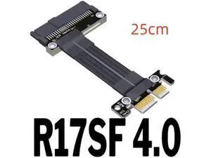 PCIe 4.0 1x SSD To SFF-8639 (U.2) Adapter Cable For 2.5" NVMe U.2 SFF-8639 SSD Gold PCIe 4.0 1x SSD To SFF-8639 (U.2) Adapter Cable For 2.5" NVMe U.2 SFF-8639 SSD Gold