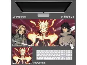Anime NARUTO mouse pad Extended Gaming Mouse Pad with Stitched Edges, Large Mouse pad with Non-Slip Rubber Base for Work & Gaming, Office & Home 900*400mm Anime NARUTO mouse pad Extended Gaming Mouse Pad with Stitched Edges, Large Mouse pad with Non-Slip Rubber Base for Work & Gaming, Office & Home 900*400mm