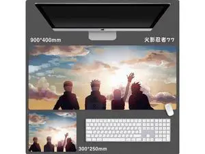 Anime NARUTO mouse pad Extended Gaming Mouse Pad with Stitched Edges, Large Mouse pad with Non-Slip Rubber Base for Work & Gaming, Office & Home 800*300mm Anime NARUTO mouse pad Extended Gaming Mouse Pad with Stitched Edges, Large Mouse pad with Non-Slip Rubber Base for Work & Gaming, Office & Home 800*300mm