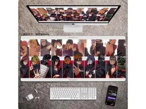Anime NARUTO mouse pad Extended Gaming Mouse Pad with Stitched Edges, Large Mouse pad with Non-Slip Rubber Base for Work & Gaming, Office & Home 800*300mm Anime NARUTO mouse pad Extended Gaming Mouse Pad with Stitched Edges, Large Mouse pad with Non-Slip Rubber Base for Work & Gaming, Office & Home 800*300mm