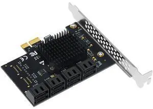PCIE SATA Adapter Mining 20/16/12/10/8/6/4 Ports SATA 6Gb to PCI Express Controller Expansion Card PCIe to SATA III Converter for PC 8 Port. PCIE SATA Adapter Mining 20/16/12/10/8/6/4 Ports SATA 6Gb to PCI Express Controller Expansion Card PCIe to SATA III Converter for PC 8 Port.