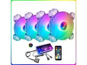 RGB Case Fan Kit 120mm Fan ARGB RGB Cooling Ventilador 6PIN Rainbow Computer Chassis Fans 12V Silent Adjust 12cm Aura Sync RGB Case Fan Kit 120mm Fan ARGB RGB Cooling Ventilador 6PIN Rainbow Computer Chassis Fans 12V Silent Adjust 12cm Aura Sync