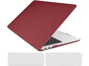 Compatible with MacBook Air 13 inch Case 2022, 2021-2018 Release A2337 M1 A2179 A1932 with Retina Display Touch ID, Plastic Hard Shell with Keyboard Cover Wine Red Compatible with MacBook Air 13 inch Case 2022, 2021-2018 Release A2337 M1 A2179 A1932 with Retina Display Touch ID, Plastic Hard Shell with Keyboard Cover Wine Red
