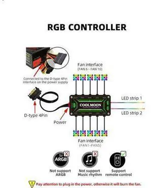 RGB Case Fan Kit 120mm Fan ARGB RGB Cooling Ventilador 6PIN Rainbow Computer Chassis Fans 12V Silent Adjust 12cm Aura Sync RGB Case Fan Kit 120mm Fan ARGB RGB Cooling Ventilador 6PIN Rainbow Computer Chassis Fans 12V Silent Adjust 12cm Aura Sync