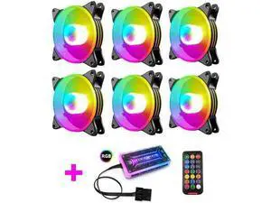 120mm Case Fan Cooler PC Air 12cm Cooling Fans 6PIN RGB Radiator 12V Mute Computer ARGB Aura Sync 120mm Case Fan Cooler PC Air 12cm Cooling Fans 6PIN RGB Radiator 12V Mute Computer ARGB Aura Sync