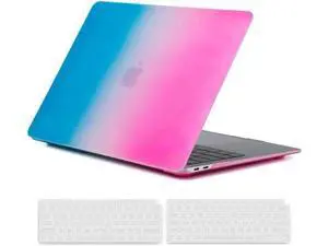 Compatible with MacBook Air 13 inch Case 2022, 2021-2018 Release A2337 M1 A2179 A1932 with Retina Display Touch ID, Plastic Hard Shell with Keyboard Cover Rainbow Red Compatible with MacBook Air 13 inch Case 2022, 2021-2018 Release A2337 M1 A2179 A1932 with Retina Display Touch ID, Plastic Hard Shell with Keyboard Cover Rainbow Red