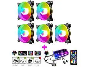 120mm Case Fan Cooler PC Air 12cm Cooling Fans 6PIN RGB Radiator 12V Mute Computer ARGB Aura Sync 120mm Case Fan Cooler PC Air 12cm Cooling Fans 6PIN RGB Radiator 12V Mute Computer ARGB Aura Sync
