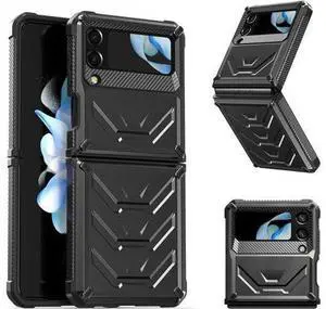 For Samsung Galaxy Z Flip 4 5G 2022 Case with Slide Camera Cover, Military Grade Heavy Duty Protective Armor Phone Case Shockproof Cover For Samsung Galaxy Z Flip 4 5G 2022 Case with Slide Camera Cover, Military Grade Heavy Duty Protective Armor Phone Case Shockproof Cover
