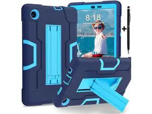Protective Case For TCL Tab 8 LE Model 9137W) / TCL Tab 8 WiFi Model 9132X, Shockproof Cover with Kickstand + Universal Stylus Pen Blue Protective Case For TCL Tab 8 LE Model 9137W) / TCL Tab 8 WiFi Model 9132X, Shockproof Cover with Kickstand + Universal Stylus Pen Blue