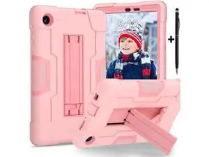 Protective Case For TCL Tab 8 LE Model 9137W) / TCL Tab 8 WiFi Model 9132X, Shockproof Cover with Kickstand + Universal Stylus Pen Rose Gold Protective Case For TCL Tab 8 LE Model 9137W) / TCL Tab 8 WiFi Model 9132X, Shockproof Cover with Kickstand + Universal Stylus Pen Rose Gold
