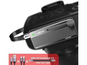 M.2 NVMe SSD Enclosure with Camera Mounting Screw, USB 3.1 Gen2 10Gbps Transfer Camera Footage, Compatible with PC, phone M.2 NVMe SSD Enclosure with Camera Mounting Screw, USB 3.1 Gen2 10Gbps Transfer Camera Footage, Compatible with PC, phone