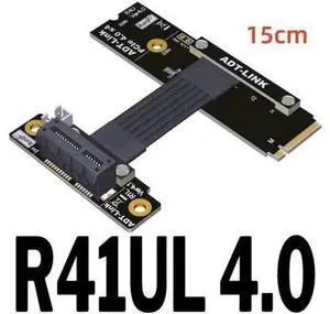 M.2 NVMe PCIE 1x 4.0 to M.2 NVMe Key M Riser Adapter Card Extension female chassis M2 PCI-Express X1 Sata Power Cord White M.2 NVMe PCIE 1x 4.0 to M.2 NVMe Key M Riser Adapter Card Extension female chassis M2 PCI-Express X1 Sata Power Cord White