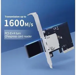 MAIWO PCI-E X4 Converter Module CPexpress Type B Card Reader Adapter No Driver Required For CFexpress Type B Memory PCIE READER MAIWO PCI-E X4 Converter Module CPexpress Type B Card Reader Adapter No Driver Required For CFexpress Type B Memory PCIE READER