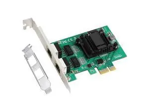 2-Port Gigabit Pcie Network Card 1000M Dual Ports PCI Express Ethernet Adapter With 82571EB LAN NIC Card For Windows 2-Port Gigabit Pcie Network Card 1000M Dual Ports PCI Express Ethernet Adapter With 82571EB LAN NIC Card For Windows