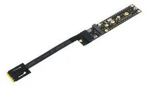 Add on Card NGFF M.2 Key AE Male to Key M Female Board Adapter with Cable M2 KEY AE to NVME for 2230 2242 2260 2280-AB01 Add on Card NGFF M.2 Key AE Male to Key M Female Board Adapter with Cable M2 KEY AE to NVME for 2230 2242 2260 2280-AB01
