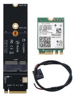 5374Mbps 6E AX210 2.4G/5Ghz/6Ghz for Bluetooth 5.2 To M Key NVMe SSD Port Network Wlan Adapter 5374Mbps 6E AX210 2.4G/5Ghz/6Ghz for Bluetooth 5.2 To M Key NVMe SSD Port Network Wlan Adapter