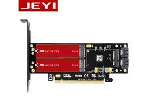 JEYI SK16-PRO NVME NGFF Adapter x16 PCI-E3 Full Speed M.2 2280 aluminum sheet Thermal conductivity silicon wafer fan cooling SSD JEYI SK16-PRO NVME NGFF Adapter x16 PCI-E3 Full Speed M.2 2280 aluminum sheet Thermal conductivity silicon wafer fan cooling SSD