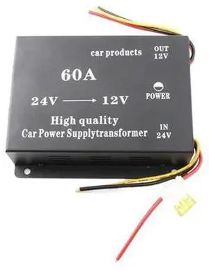 Car Truck Sound Power Adapter Reducer 24V to 12V 60A Voltage Reduction Converter-AB01 Car Truck Sound Power Adapter Reducer 24V to 12V 60A Voltage Reduction Converter-AB01