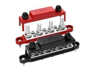 250A 12V Bus Bar Power Distribution Block Car Audio 12 Volt DC Busbar 4 x 3/8Inch Posts 6 x 8 Screws-AB01 250A 12V Bus Bar Power Distribution Block Car Audio 12 Volt DC Busbar 4 x 3/8Inch Posts 6 x 8 Screws-AB01