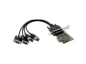 PCIE AX99100 4S DB9 RS232 Serial Port Card Controller Card PCI Express asix 99100 Chip 4 ports rs-232 to pci-e com Adapter cable PCIE AX99100 4S DB9 RS232 Serial Port Card Controller Card PCI Express asix 99100 Chip 4 ports rs-232 to pci-e com Adapter cable