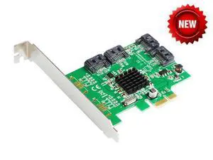 Marvell 88SE9215 4 Ports SATA 6G PCI Express Controller Card PCI-e to SATA III 3.0 converter PCI low profile bracket SATA3.0 Marvell 88SE9215 4 Ports SATA 6G PCI Express Controller Card PCI-e to SATA III 3.0 converter PCI low profile bracket SATA3.0