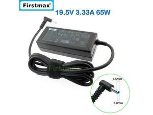 19.5V 3.33A 65W Adapter Charger for Chromebook 14 Pavilion 15 Series 710412-001 PPP009C Blue Tip 19.5V 3.33A 65W Adapter Charger for Chromebook 14 Pavilion 15 Series 710412-001 PPP009C Blue Tip