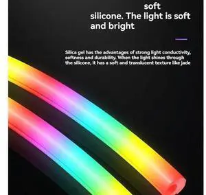 2Pcs Silicone Tube Sleeve 5V 3PIN ARGB Luminous Sleeve Water Cooling Raditor Tube Soft Tube Computer Case Decoration-AB01 2Pcs Silicone Tube Sleeve 5V 3PIN ARGB Luminous Sleeve Water Cooling Raditor Tube Soft Tube Computer Case Decoration-AB01