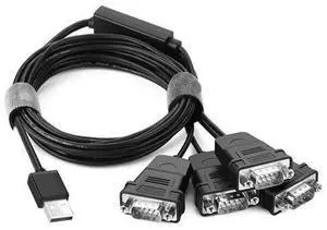 USB to Serial RS232 Cable Adapter 4 Ports DB9 Converter 9-Pin Male to Male with Hexnuts for Windows 10/8.1/8/7/XP/ Vista/Linux USB to Serial RS232 Cable Adapter 4 Ports DB9 Converter 9-Pin Male to Male with Hexnuts for Windows 10/8.1/8/7/XP/ Vista/Linux